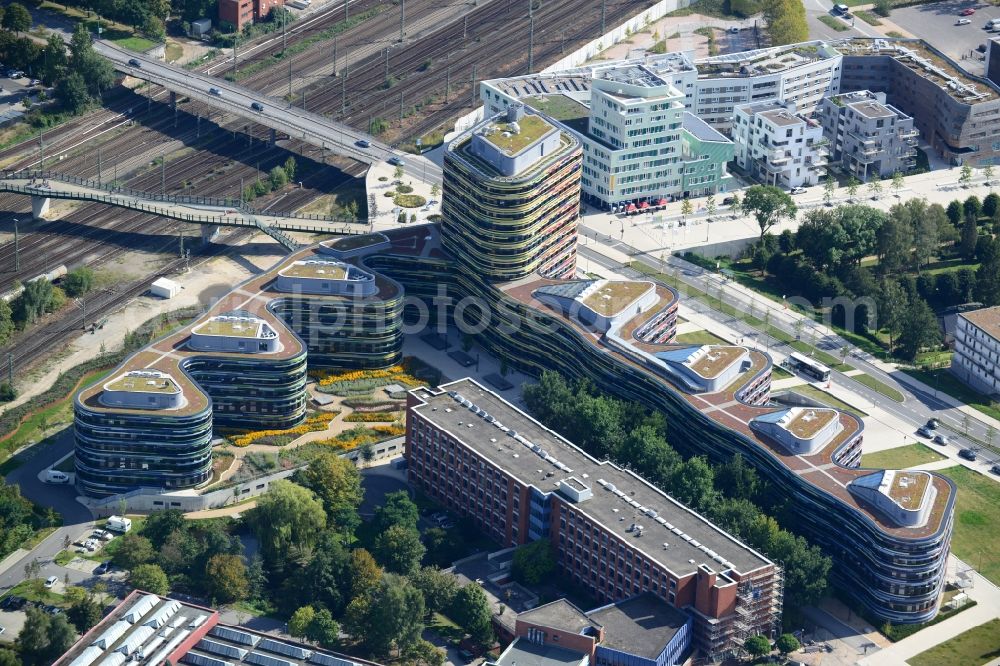 Aerial photograph Hamburg - Building - complex of Ministry of Urban Development and Environment in Hamburg