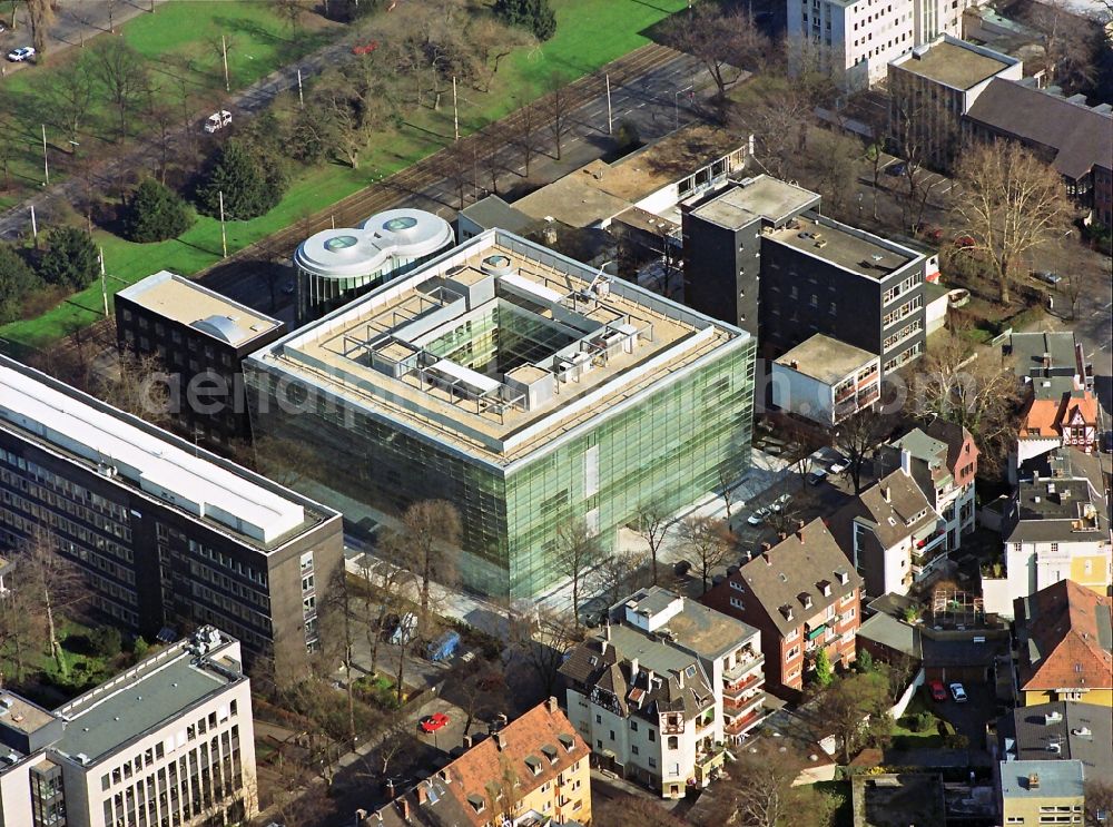 Köln from above - New building - building the administration of the Victoria Insurance at the Sachsenring in Cologne in North Rhine-Westphalia