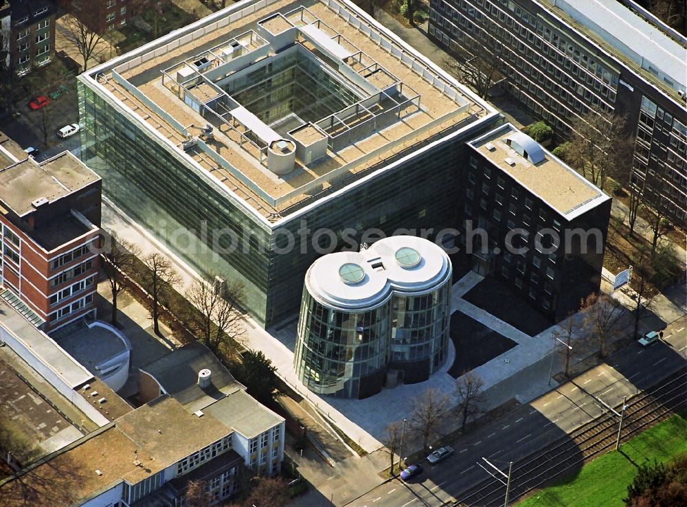 Aerial image Köln - New building - building the administration of the Victoria Insurance at the Sachsenring in Cologne in North Rhine-Westphalia