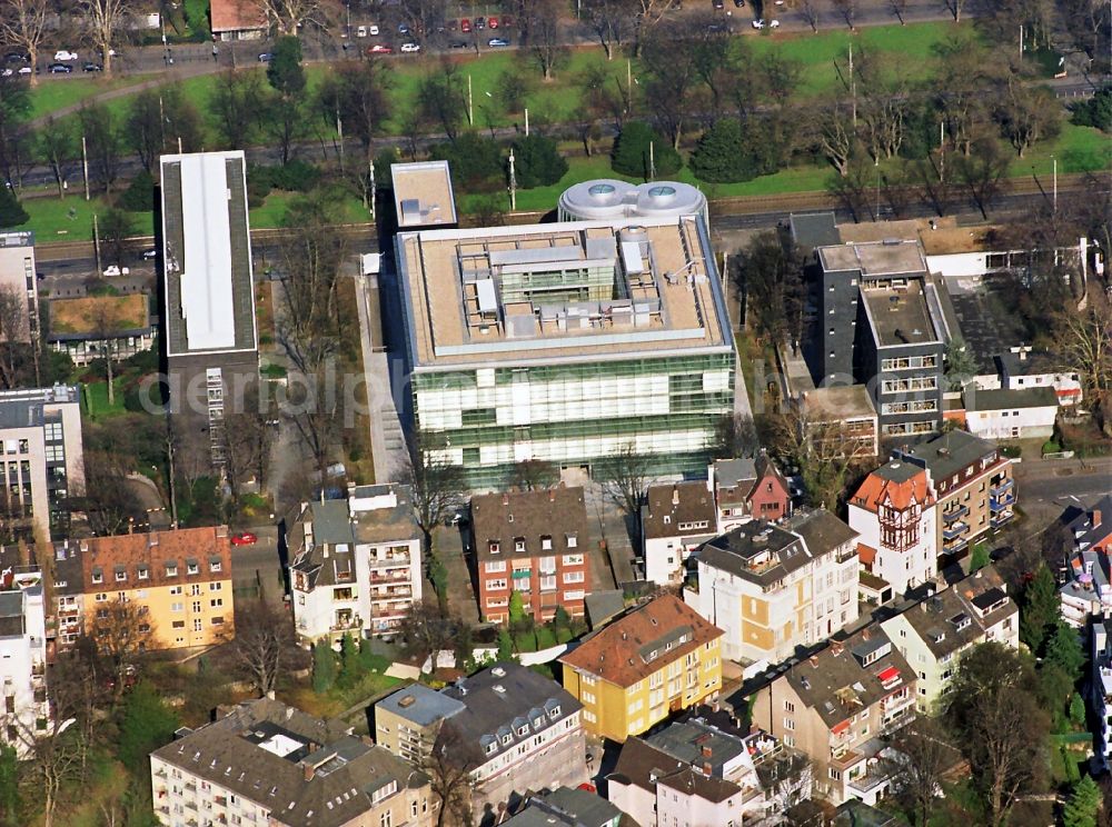 Aerial photograph Köln - New building - building the administration of the Victoria Insurance at the Sachsenring in Cologne in North Rhine-Westphalia