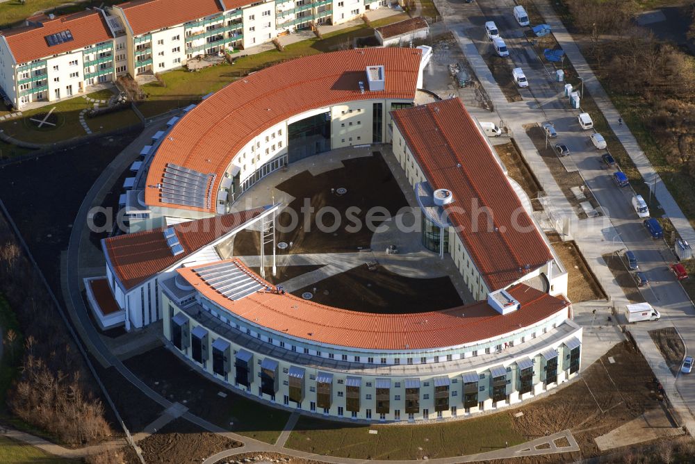Aerial photograph München - Construction site of complex of buildings of the monastery Kongregation of Barmherzigen Schwestern in Munich in the state Bavaria, Germany