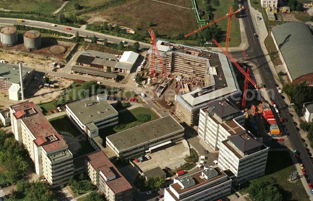 Berlin from above - Neubau auf dem Gelände des Heinrich Hertz - Institutes in Adlershof