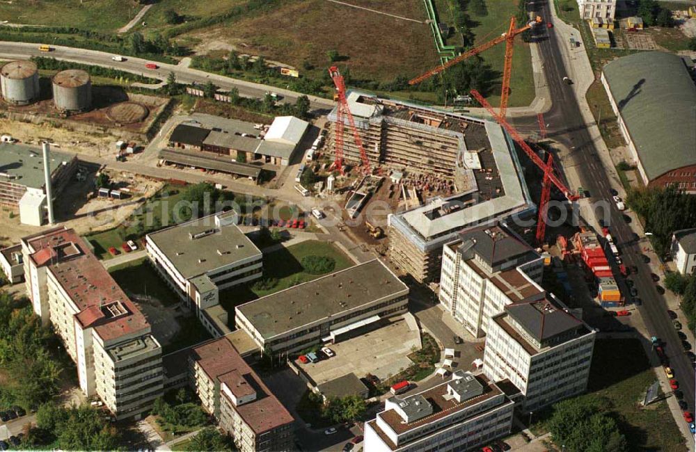 Berlin from the bird's eye view: Neubau auf dem Gelände des Heinrich Hertz - Institutes in Adlershof