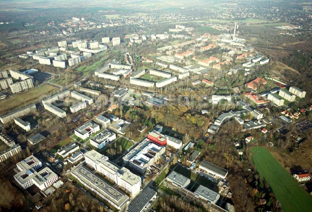 Aerial photograph Berlin - Buch - Neubau auf dem Gelände des HELIOS-Klinikums Berlin - Buch.