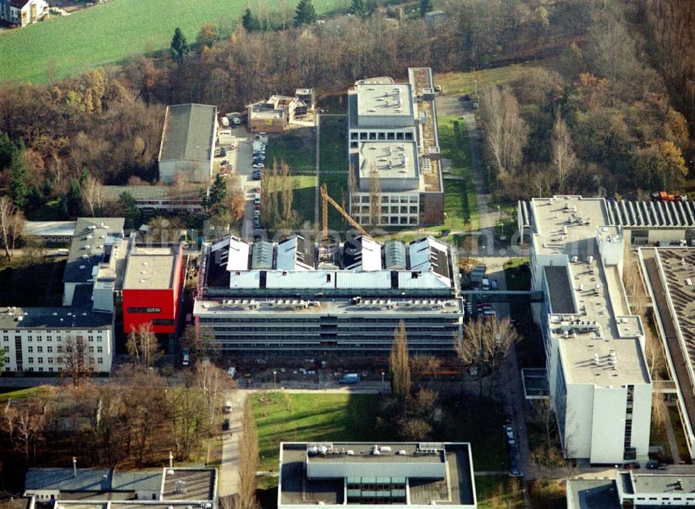 Aerial photograph Berlin - Buch - Neubau auf dem Gelände des HELIOS-Klinikums Berlin - Buch.