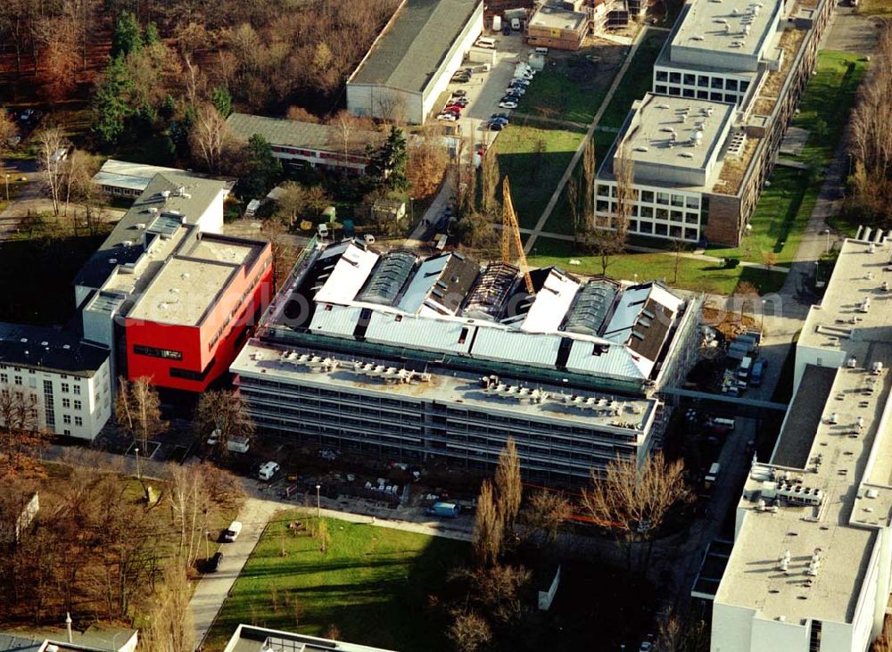 Berlin - Buch from the bird's eye view: Neubau auf dem Gelände des HELIOS-Klinikums Berlin - Buch.