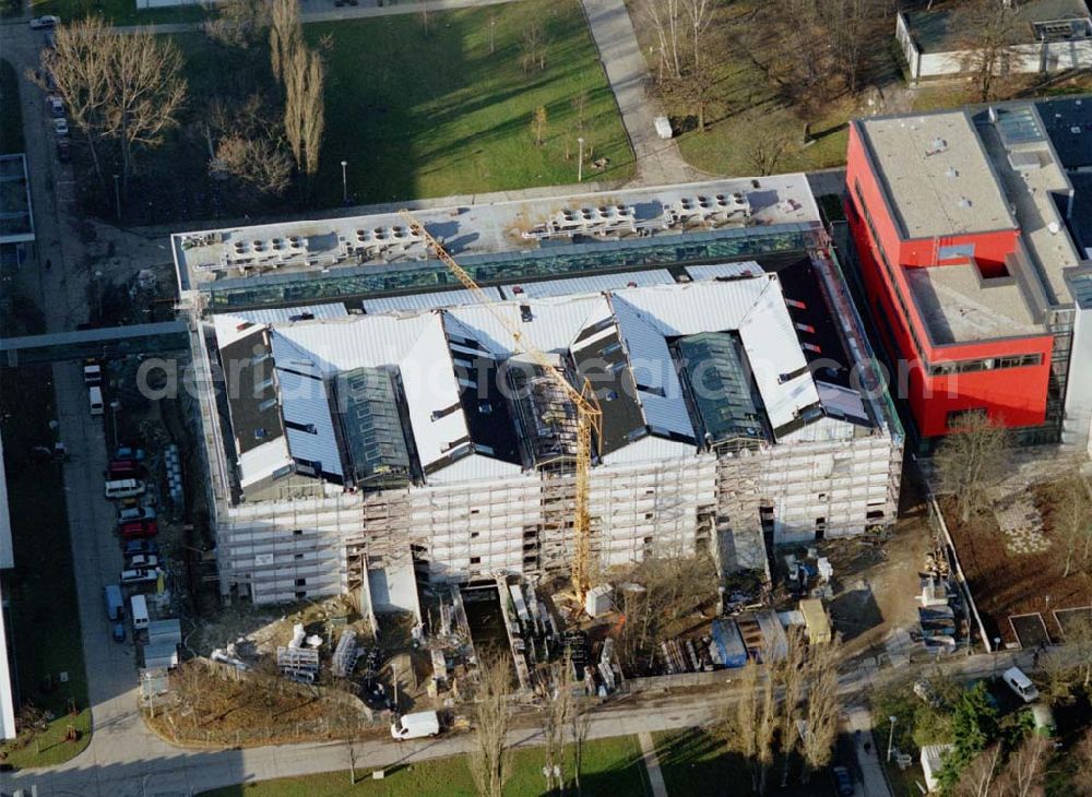 Berlin - Buch from above - Neubau auf dem Gelände des HELIOS-Klinikums Berlin - Buch.