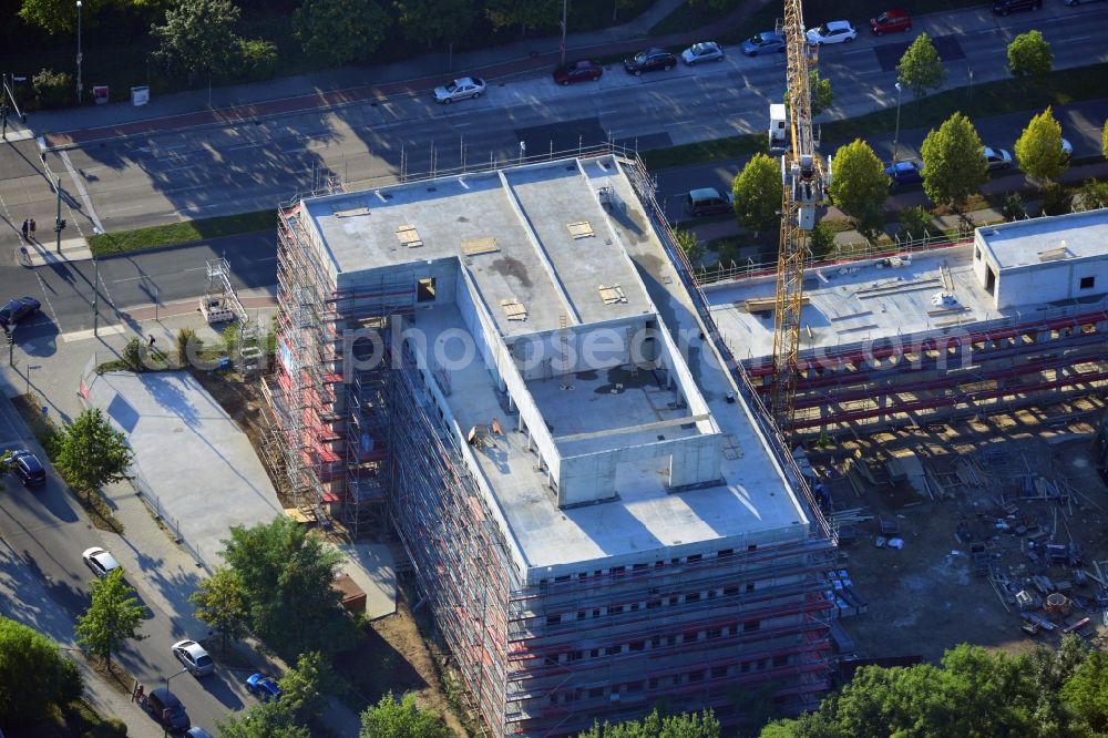 Aerial image Berlin Marzahn - Construction of a health center at Blumbergerdamm by the company Bateg in the state of Berlin Marzahn