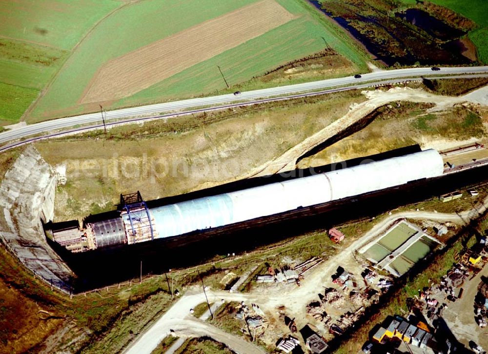 Stammham from above - 30.09.2002 Neubau der ICE Strecke Nünberg - Ingolfstadt