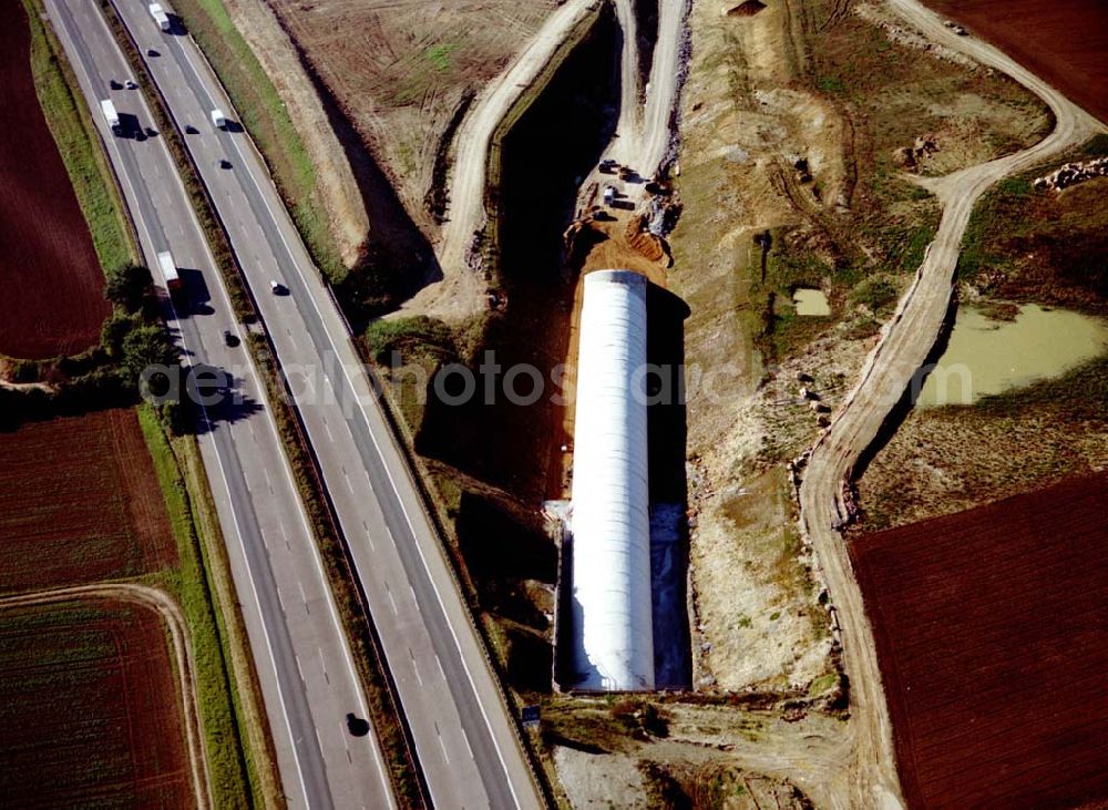 Stammham from above - 30.09.2002 Neubau der ICE Strecke Nünberg - Ingolfstadt