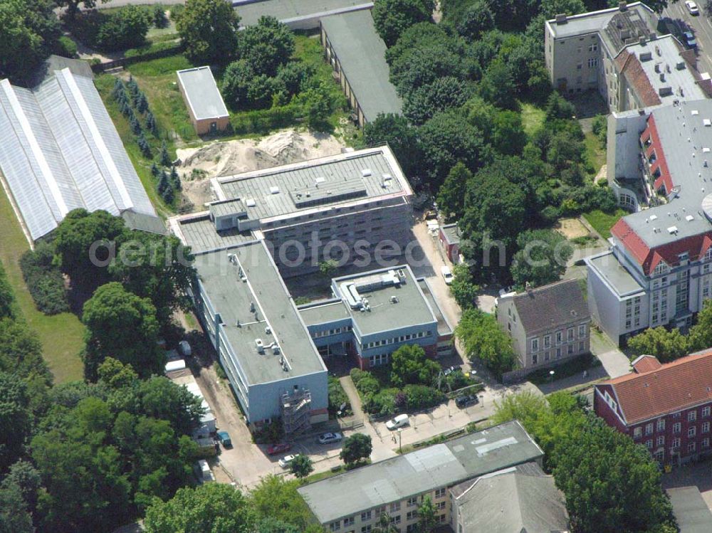 Aerial photograph Berlin - Lichtenberg - Neubau am Institut für Zoo- und Wildtierforschung IZW an der Alfred-Kowalke-Strasse 28 10315 Berlin