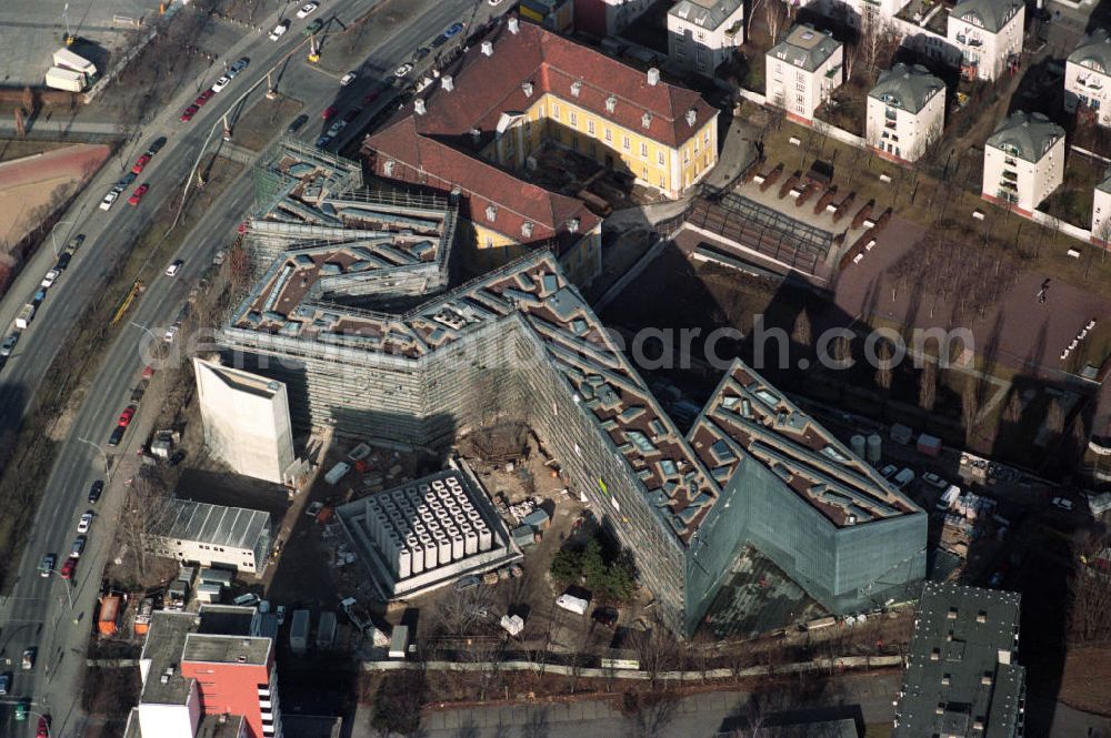 Berlin from the bird's eye view: The Jewish Museum Berlin in Linde street in Kreuzberg / Berlin