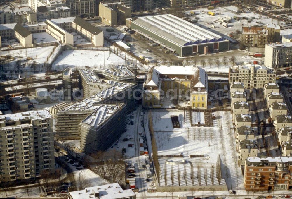 Aerial image Berlin - Kreuzberg - Neubau des Jüdischen Museums in der Kreuzberger Lindenstraße 1995