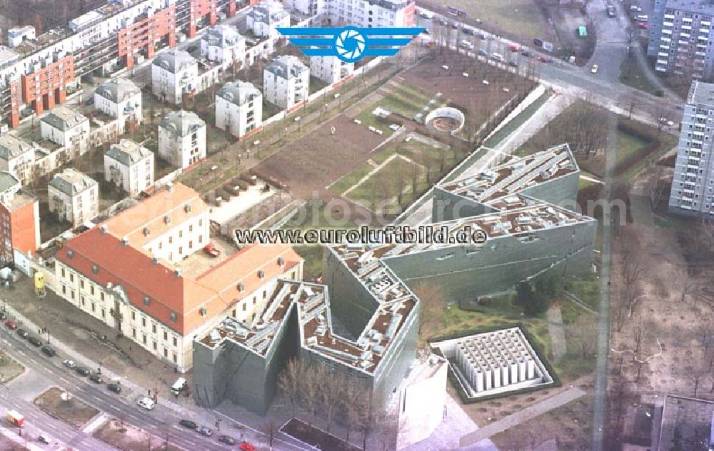 Berlin - Kreuzberg from above - Neubau des Jüdischen Museums an der Lindenstraße in Berlin-Kreuzberg.