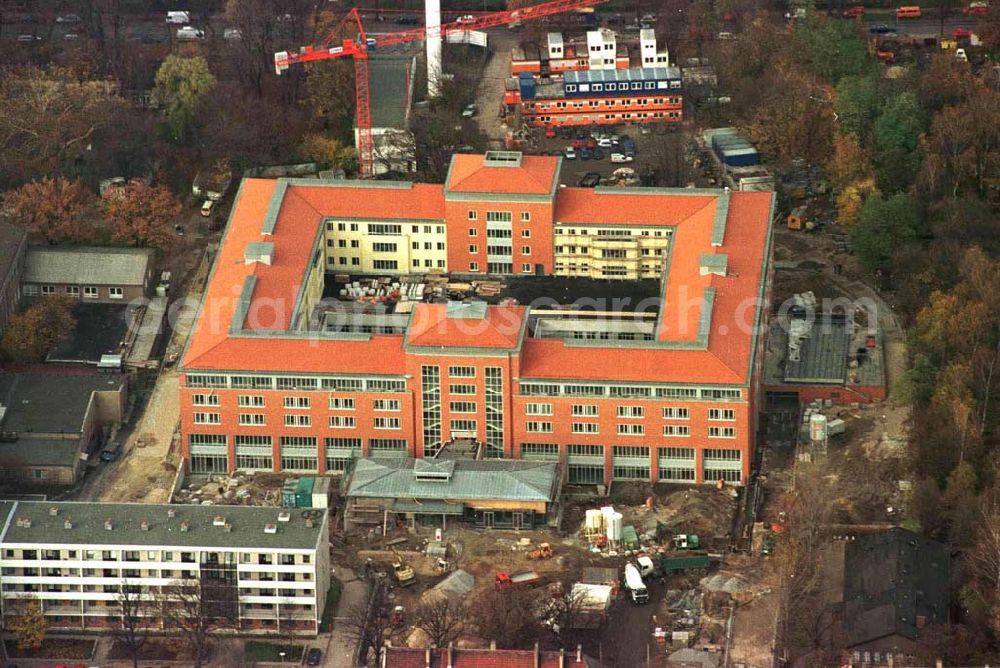 Aerial photograph Berlin - Weißensee - Neubau Krankenhaus Weißensee