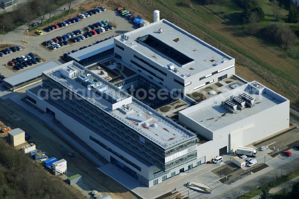 Göttingen from above - New building of the Max Planck Institute for Solar System Research in Göttingen in Lower Saxony