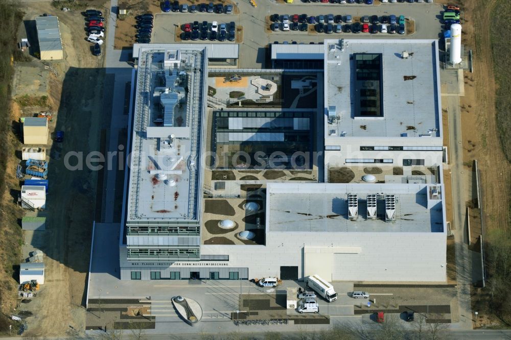 Aerial photograph Göttingen - New building of the Max Planck Institute for Solar System Research in Göttingen in Lower Saxony