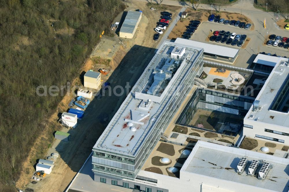 Göttingen from above - New building of the Max Planck Institute for Solar System Research in Göttingen in Lower Saxony