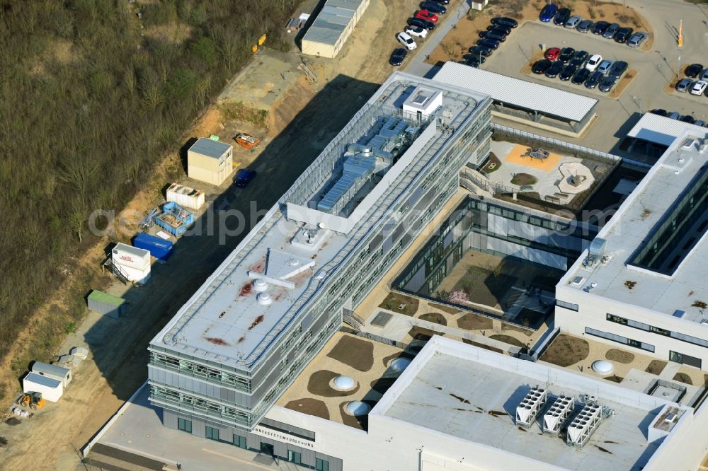 Göttingen from the bird's eye view: New building of the Max Planck Institute for Solar System Research in Göttingen in Lower Saxony