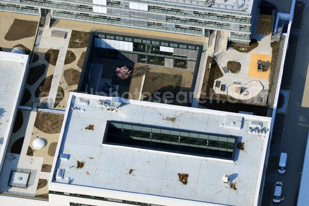 Aerial image Göttingen - New building of the Max Planck Institute for Solar System Research in Göttingen in Lower Saxony