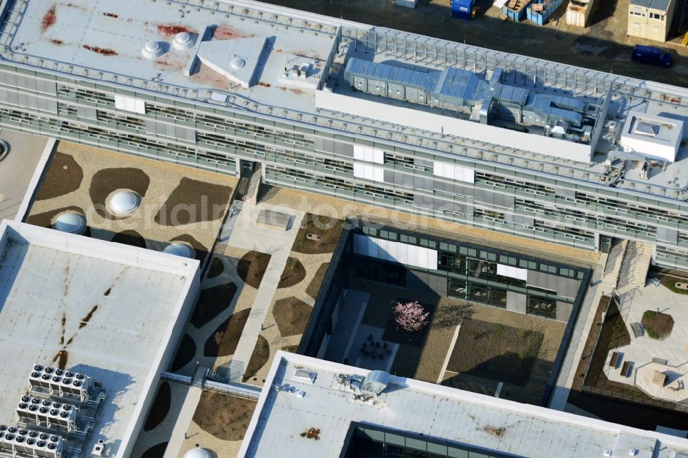 Aerial photograph Göttingen - New building of the Max Planck Institute for Solar System Research in Göttingen in Lower Saxony