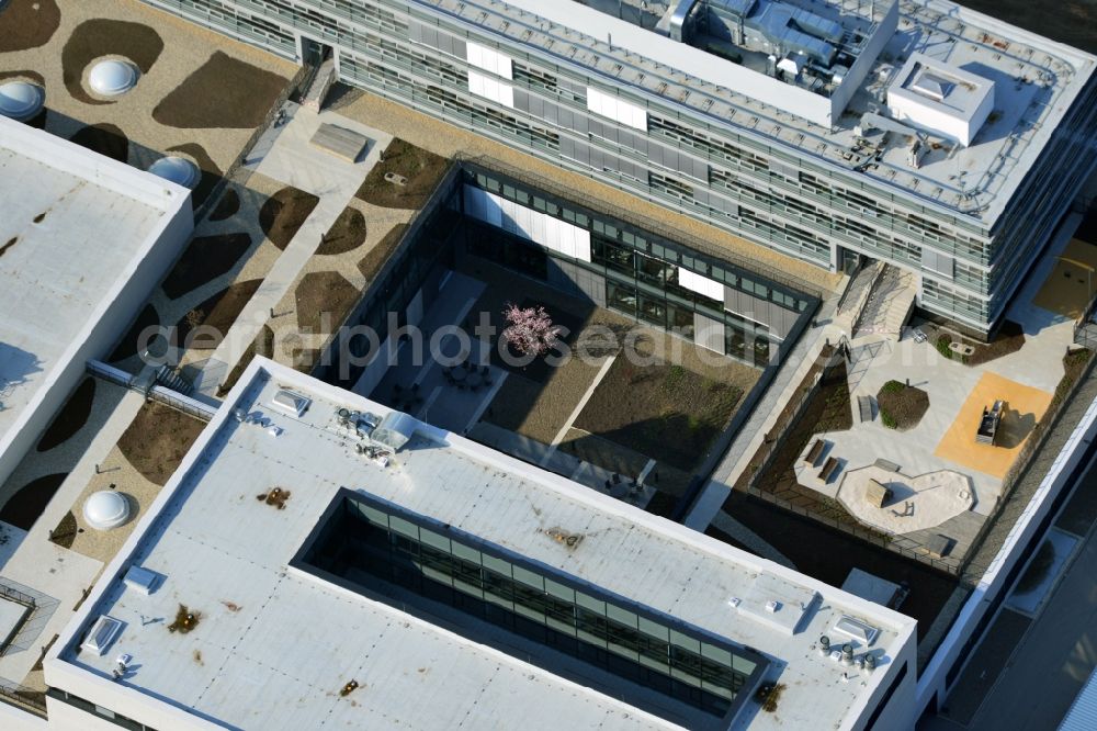 Göttingen from above - New building of the Max Planck Institute for Solar System Research in Göttingen in Lower Saxony