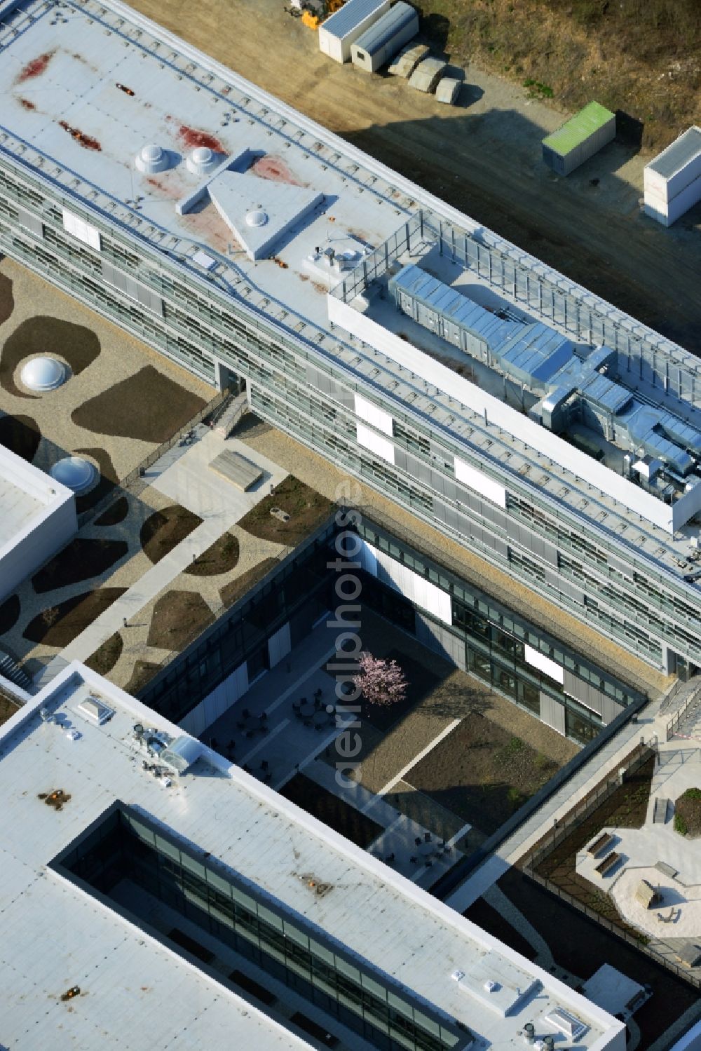 Göttingen from the bird's eye view: New building of the Max Planck Institute for Solar System Research in Göttingen in Lower Saxony