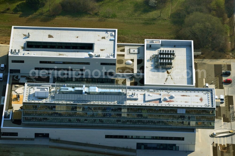 Aerial image Göttingen - New building of the Max Planck Institute for Solar System Research in Göttingen in Lower Saxony