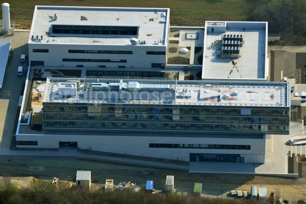 Aerial photograph Göttingen - New building of the Max Planck Institute for Solar System Research in Göttingen in Lower Saxony