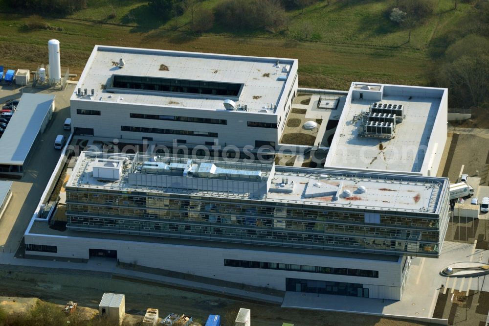 Göttingen from above - New building of the Max Planck Institute for Solar System Research in Göttingen in Lower Saxony