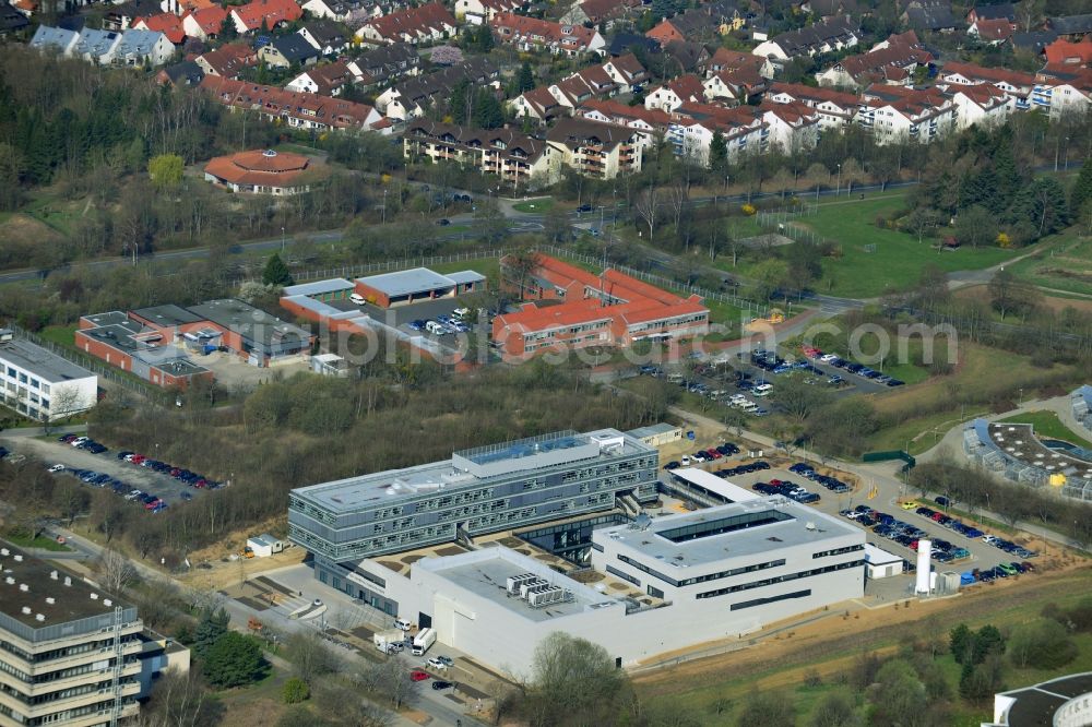 Göttingen from the bird's eye view: New building of the Max Planck Institute for Solar System Research in Göttingen in Lower Saxony