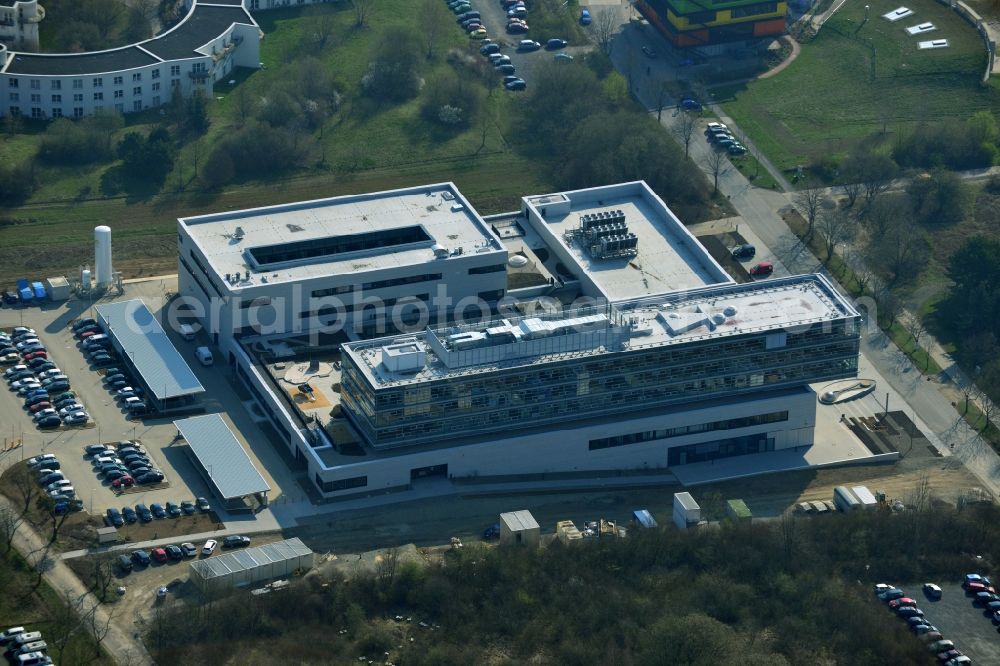 Aerial image Göttingen - New building of the Max Planck Institute for Solar System Research in Göttingen in Lower Saxony