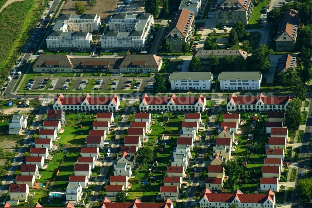 Aerial image Berlin - New multi-family residential complex Vietacher corner Zwieseler Strasse in the district Karlshorst in Berlin