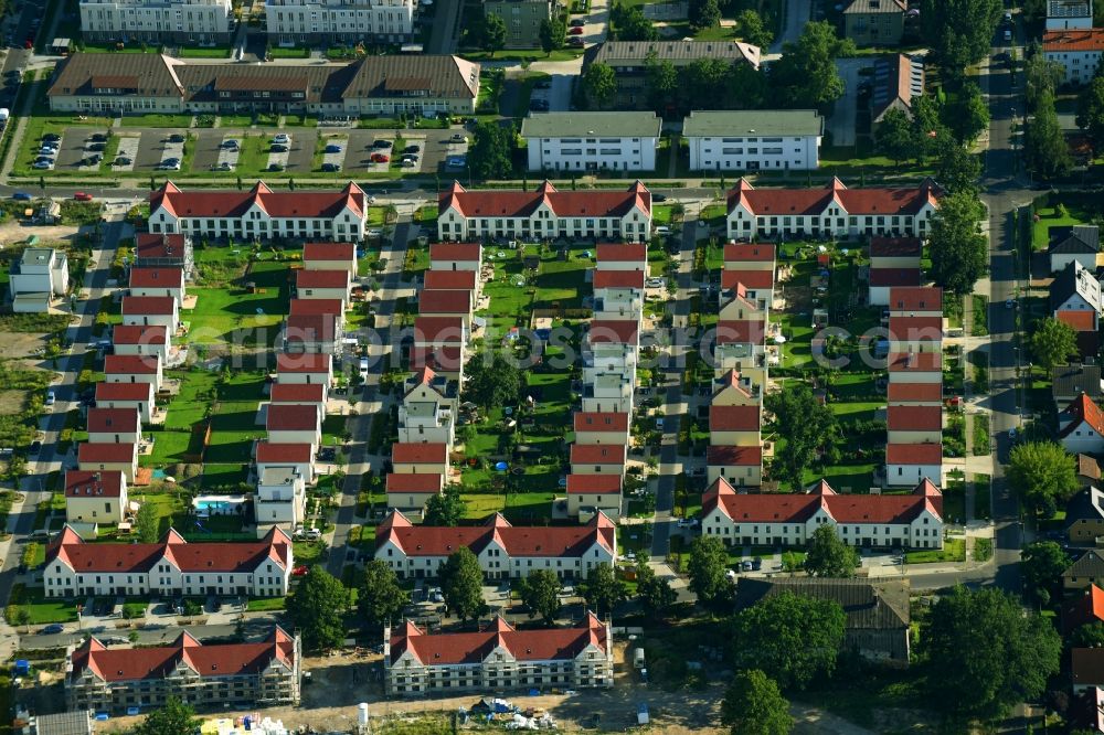 Aerial photograph Berlin - New multi-family residential complex Vietacher corner Zwieseler Strasse in the district Karlshorst in Berlin