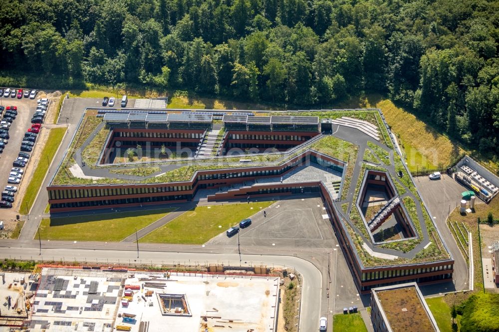 Essen from the bird's eye view: Building of RAG Montan Immobilien GmbH Im Welterbe of Zeche Zollverein in Essen in the state North Rhine-Westphalia