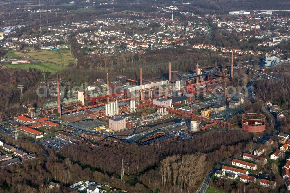 Essen from above - Building of RAG Montan Immobilien GmbH Im Welterbe of Zeche Zollverein in Essen in the state North Rhine-Westphalia