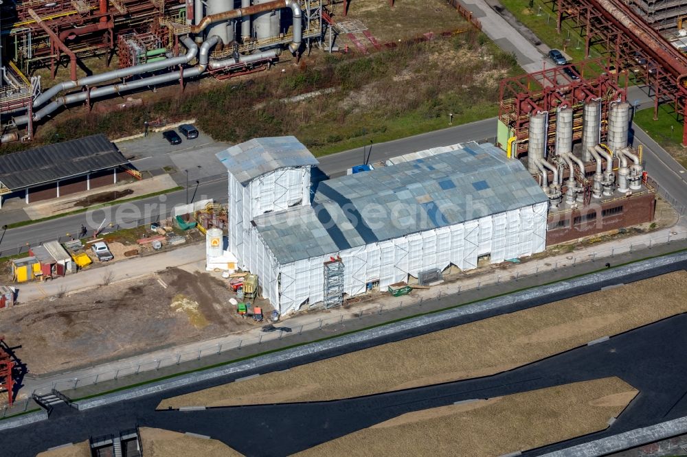 Aerial image Essen - Building of RAG Montan Immobilien GmbH of Zeche Zollverein destrict Stoppenberg in Essen in the state North Rhine-Westphalia