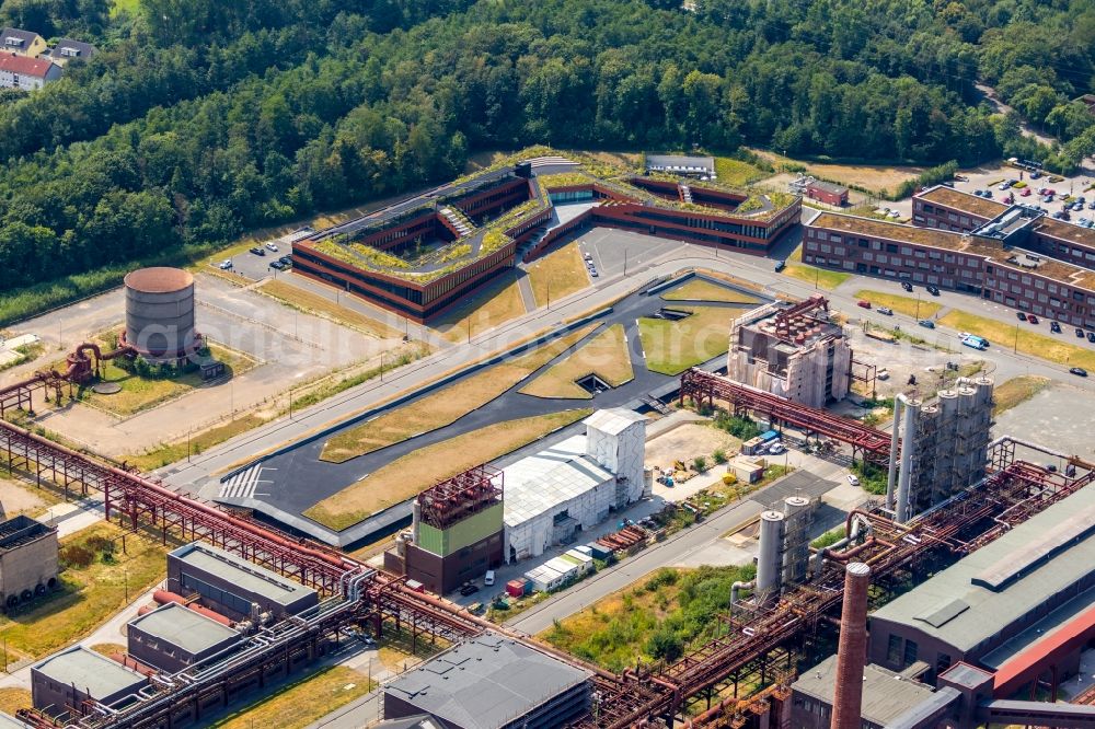 Essen from above - Building of RAG Montan Immobilien GmbH Im Welterbe of Zeche Zollverein in Essen in the state North Rhine-Westphalia