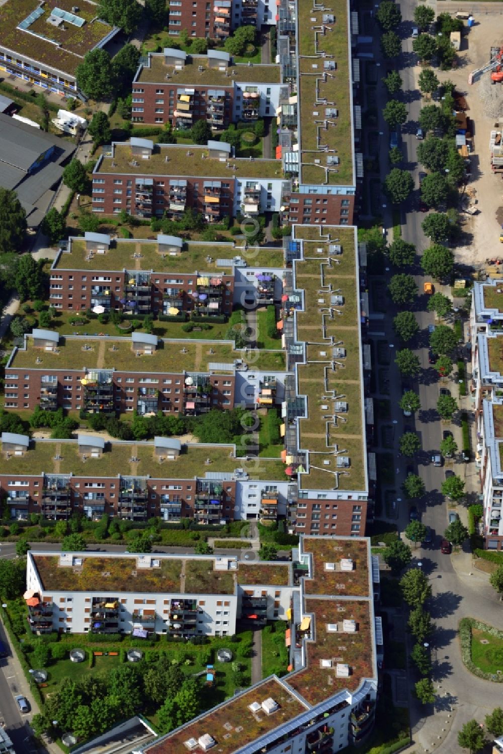 Aerial image Berlin OT Köpenick - View of the peninsula Krusenick in the district of Koepnick in Berlin