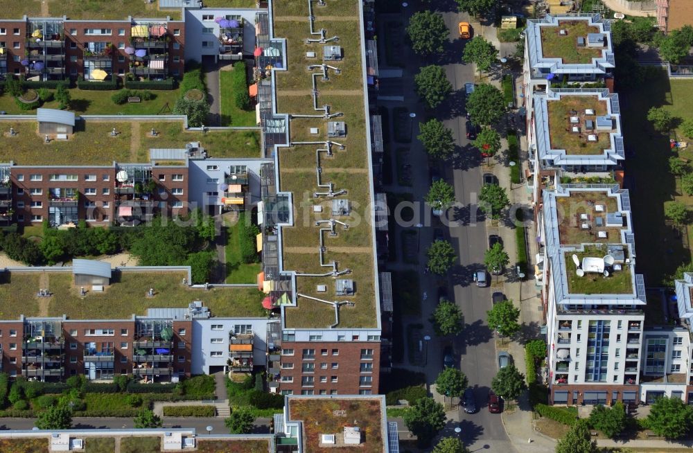 Aerial photograph Berlin OT Köpenick - View of the peninsula Krusenick in the district of Koepnick in Berlin