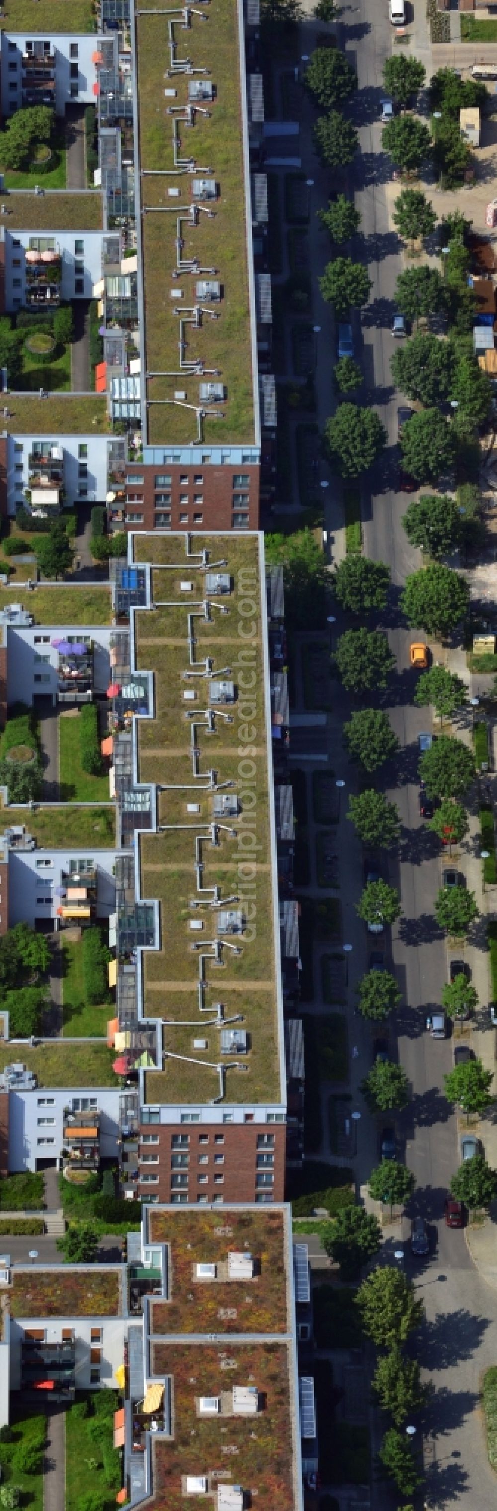 Berlin OT Köpenick from above - View of the peninsula Krusenick in the district of Koepnick in Berlin