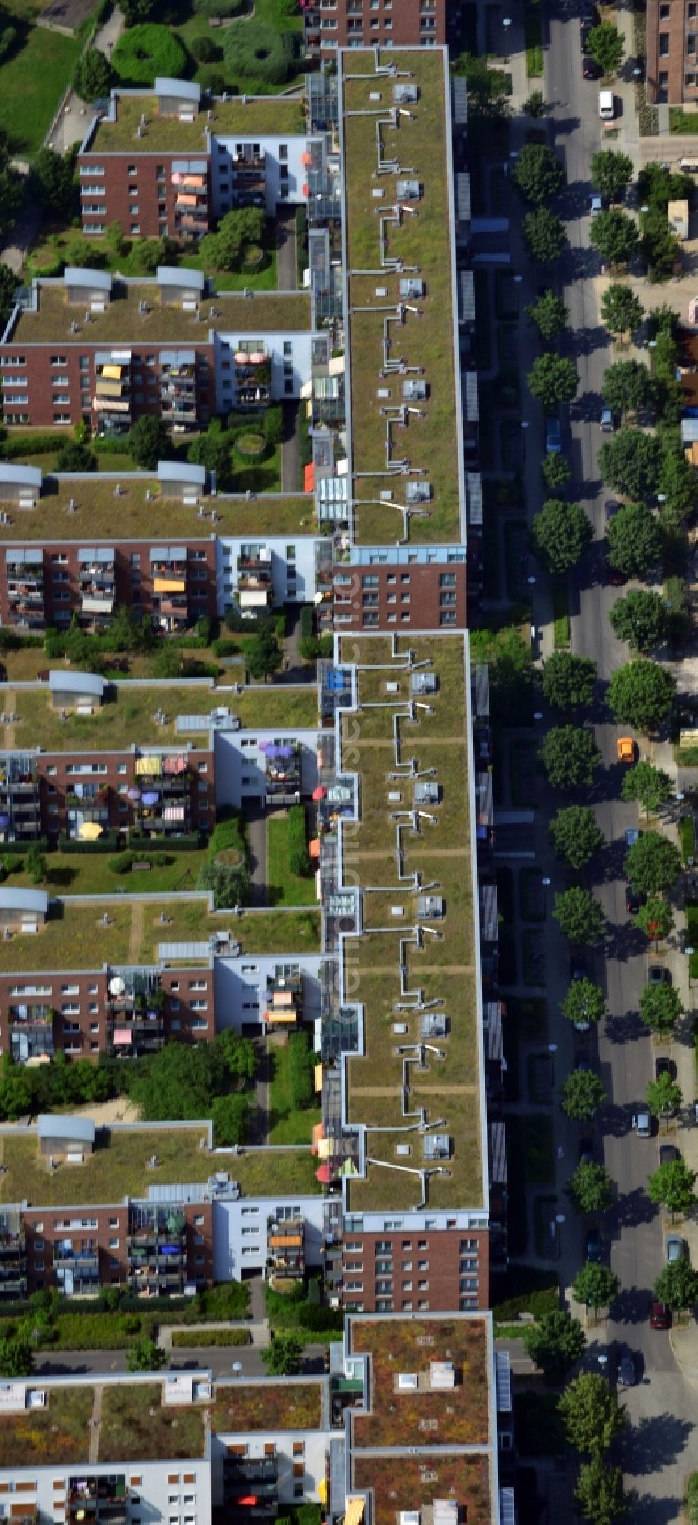 Berlin OT Köpenick from the bird's eye view: View of the peninsula Krusenick in the district of Koepnick in Berlin