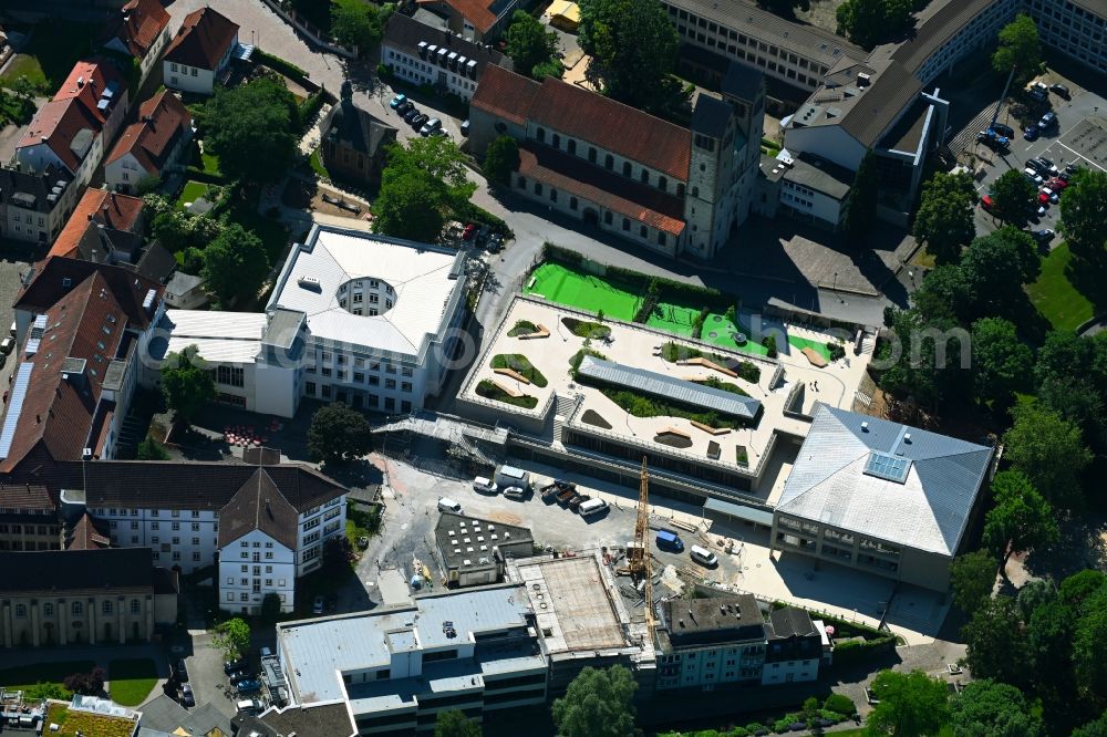 Aerial photograph Paderborn - New construction site of the school building Grundschule St. Michael in Paderborn in the state North Rhine-Westphalia, Germany