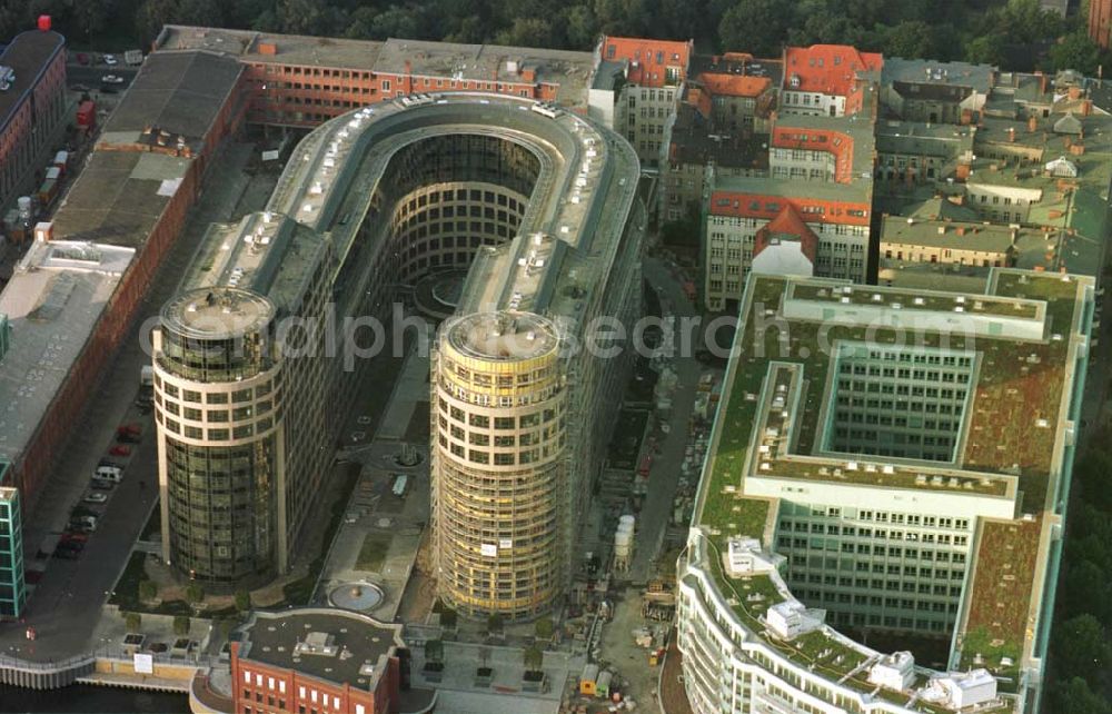 Aerial photograph Berlin - 02.10.94 Neubau Spree-Bogen in Moabit