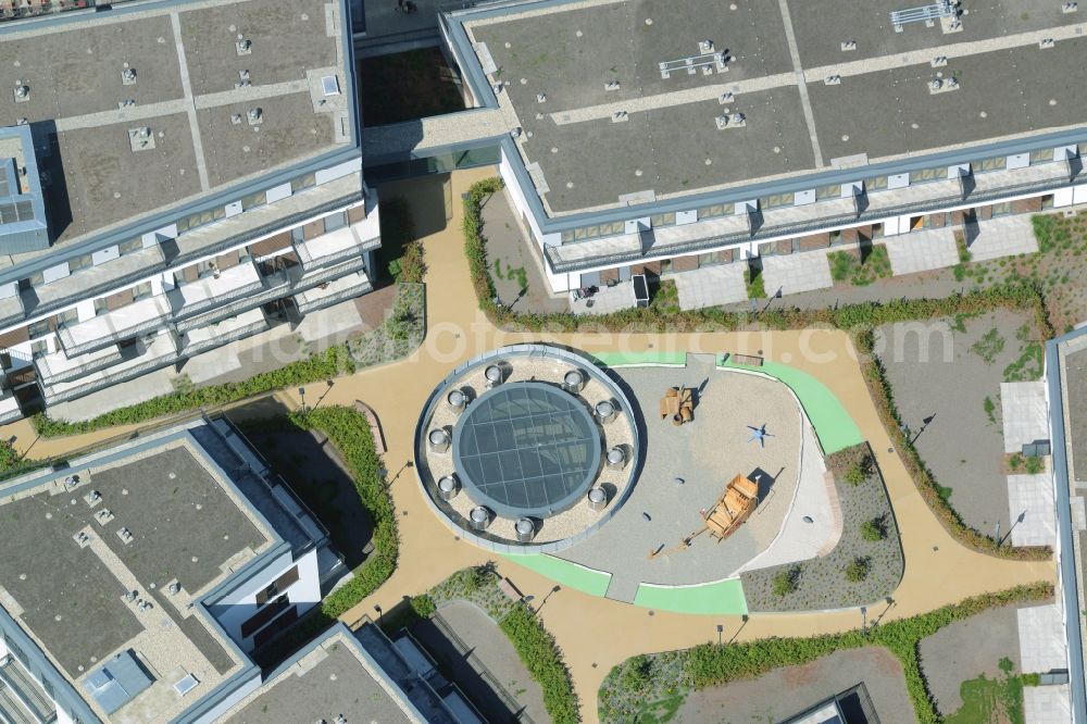 Aerial image Stuttgart - Construction of the new district center and shopping mall Milaneo in the European district of Stuttgart in Baden-Wuerttemberg BW