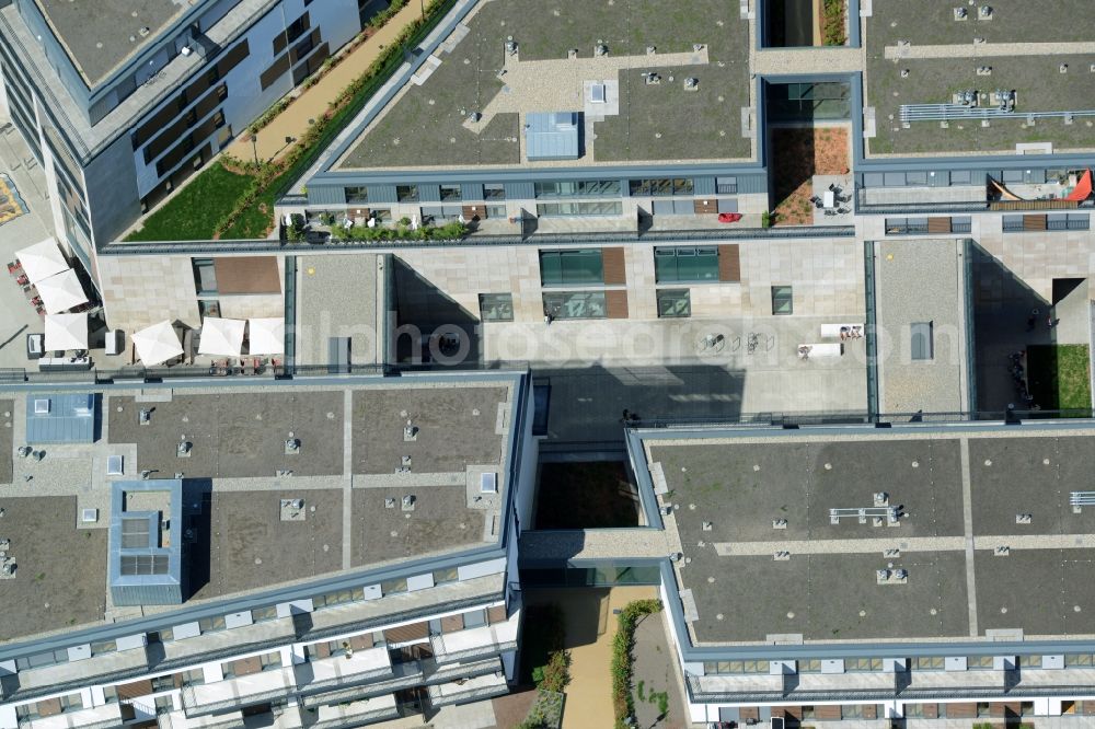 Aerial photograph Stuttgart - Construction of the new district center and shopping mall Milaneo in the European district of Stuttgart in Baden-Wuerttemberg BW