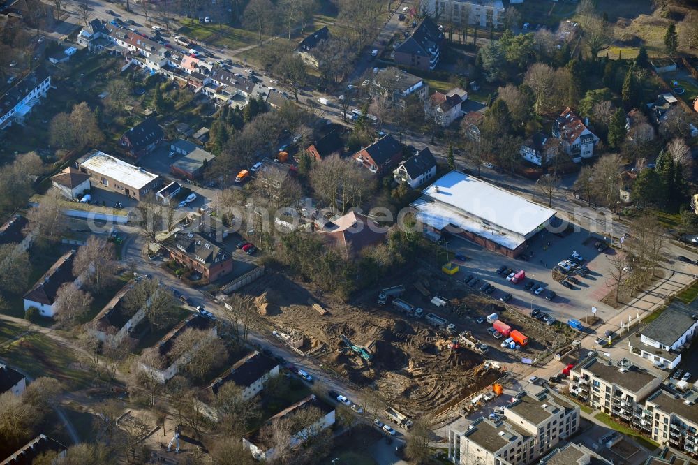 Hamburg from above - New construction of the company administration building of Ppw Polyplan factoryzeuge GmbH on Riekbornweg in the district Schnelsen in Hamburg, Germany