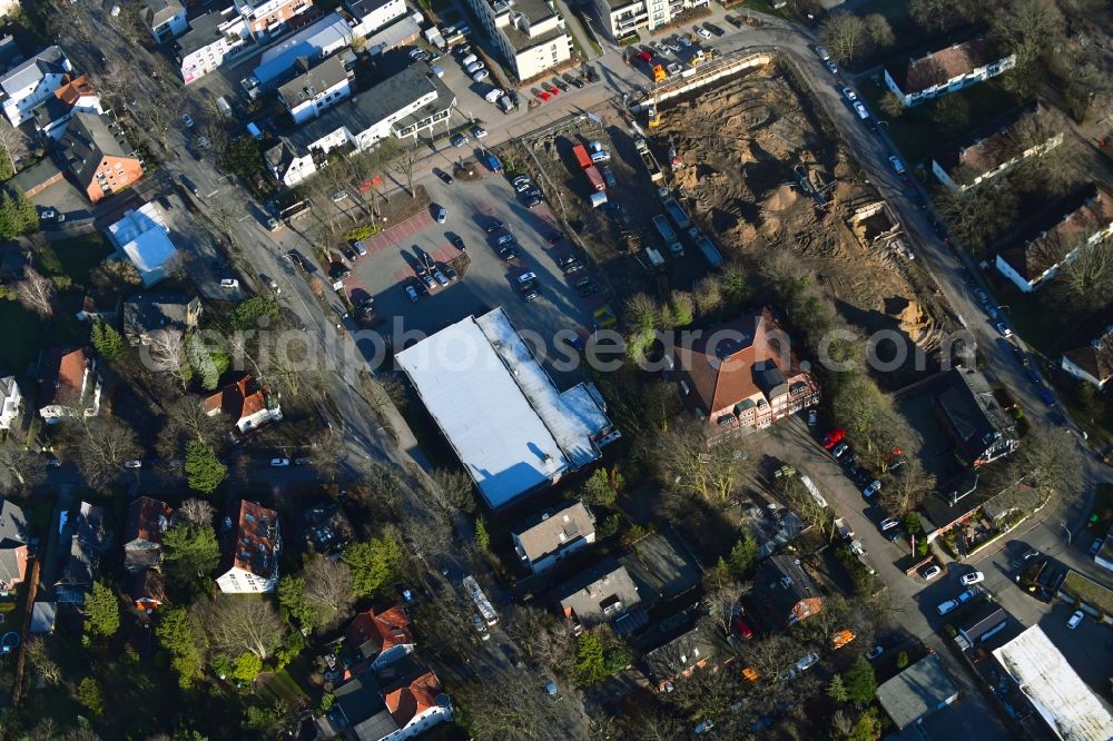 Aerial photograph Hamburg - New construction of the company administration building of Ppw Polyplan factoryzeuge GmbH on Riekbornweg in the district Schnelsen in Hamburg, Germany