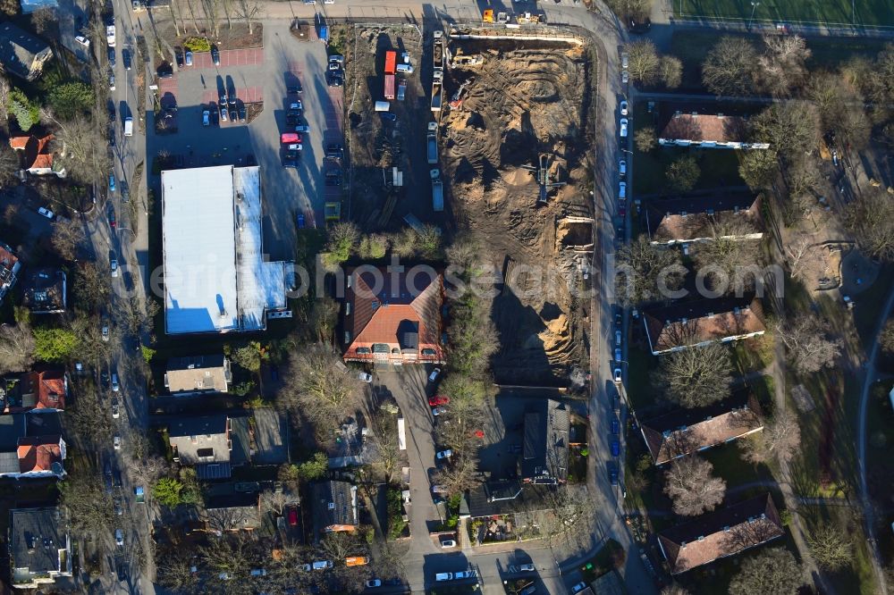 Hamburg from above - New construction of the company administration building of Ppw Polyplan factoryzeuge GmbH on Riekbornweg in the district Schnelsen in Hamburg, Germany