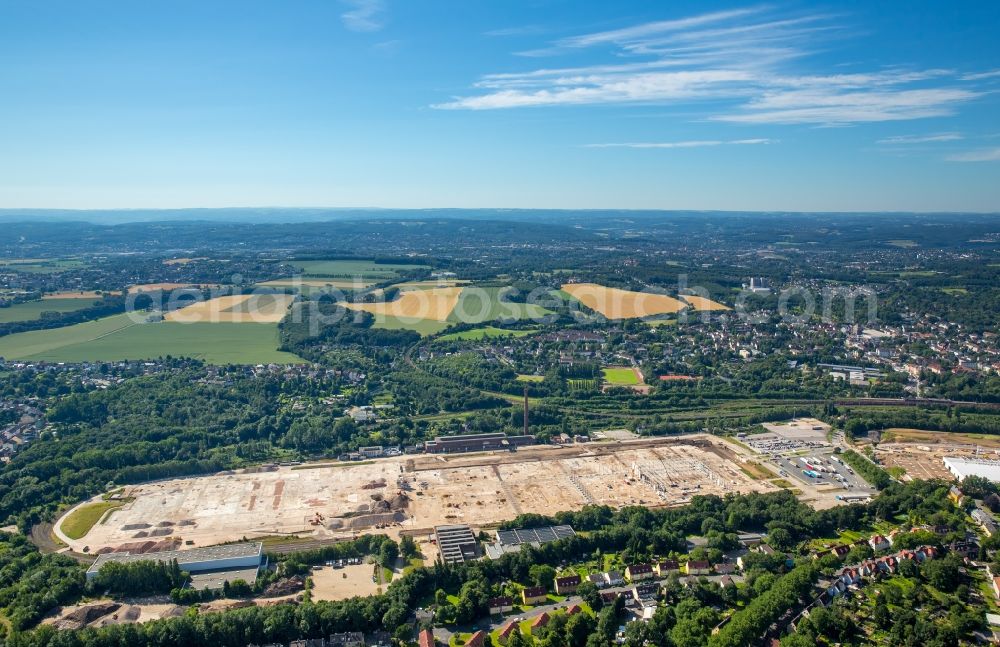 Aerial image Dortmund - Construction of a new distribution center and logistics complex on the Opel -Gelaende in Langendreer in Bochum in North Rhine -Westphalia